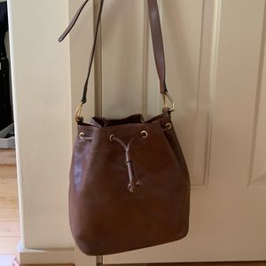 Lancel vintage bucket shoulder bag